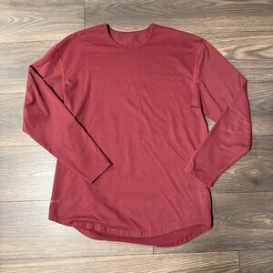 BYLT Basics Maroon Long Sleeve Tee